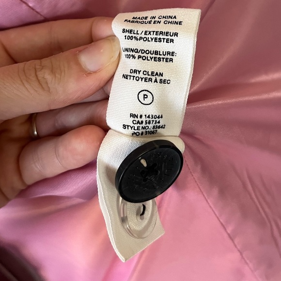 Avec Les Filles Raglan Walking Coat in Dusty Pink Plaid in Women’s Size S - Picture 10 of 16